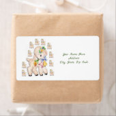 Étiquettes de Pâques (En situation)