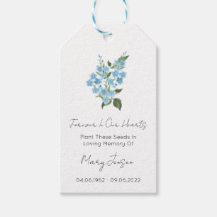Étiquettes de paquet de graines Forget me not pour