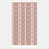 Étiquettes de Parties scintillant Gold Blush rose  (Feuille)