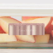 Étiquettes de Parties scintillant Gold Blush rose  (Apposé)