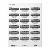 Étiquettes de patinage à rouleaux (Feuille entière)