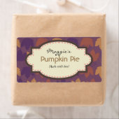 Étiquettes de pâtisserie Automne (En situation)