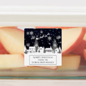 Étiquettes de pâtisserie du village de Noël (Apposé)