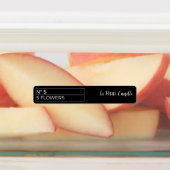 Étiquettes de phoques à tamper-Proof noir et blanc (Apposé)