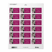 Étiquettes de photos de prune (Feuille entière)