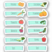 Étiquettes de plantes de jardinage Autocollant vin (Devant)