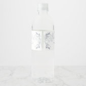 Étiquettes de pochette de bouteille d'eau de maria (Dos)