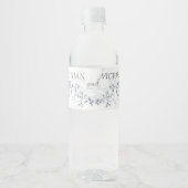 Étiquettes de pochette de bouteille d'eau de maria (Devant)