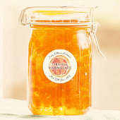 Étiquettes de pot de confiture artisanale à la mar