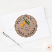 Étiquettes de pot de conservation en papier kraft (Enveloppe)