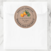 Étiquettes de pot de conservation en papier kraft (Sac)