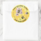 Étiquettes de pot de miel pur | abeille (Sac)