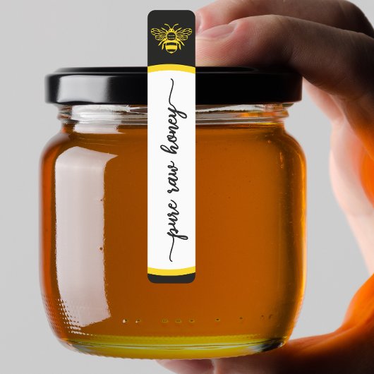 Étiquettes de pot de miel résistantes à la tempéra