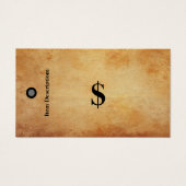 Étiquettes de prix Boutique de vente au détail de (Devant)