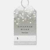 Étiquettes de prix de la lueur de platine (Devant)