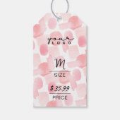 Étiquettes de prix de l'habillement Abstrait Chic (Devant)