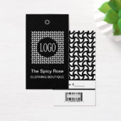 Étiquettes de prix en noir et blanc avec code-barr (Bureau)