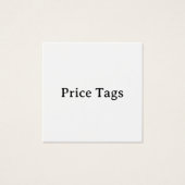 Étiquettes de prix Simple Professional 2,5" x 2,5" (Devant)