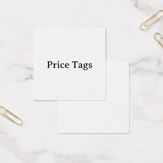 Étiquettes de prix Simple Professional 2,5" x 2,5" (Bureau)