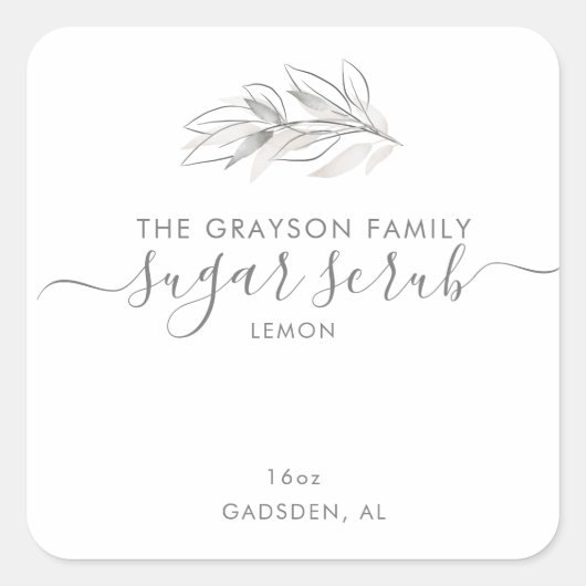 Étiquettes de produit (Devant)