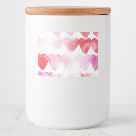 Étiquettes de produit aquarelle (Devant)