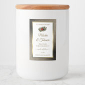 Étiquettes de produit Blanche Pailletée Anthracite (Devant)