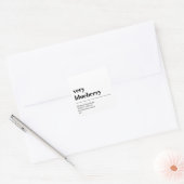 Étiquettes de produit de Beurre de corps blanc mod (Enveloppe)
