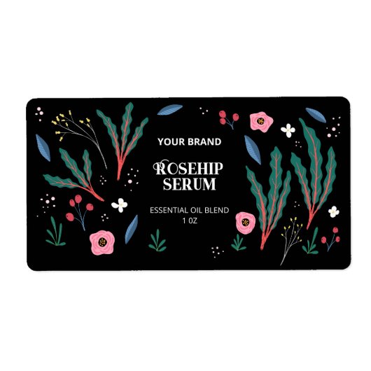 Étiquettes de produit de bouteilles de Plantes ill (Devant)