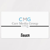 Étiquettes de produit étanche personnalisés (Design 2)