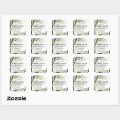 Étiquettes de produits à thème tropical (Feuille)