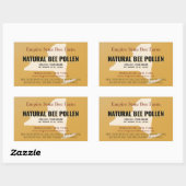 Étiquettes de produits alimentaires de l'apiculteu (Feuille)