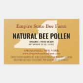 Étiquettes de produits alimentaires de l'apiculteu (Devant)