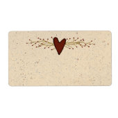 Étiquettes de produits cardiaques primitifs (Devant)