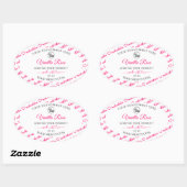 Étiquettes de produits Cloud blanc et rose avec lo (Feuille)