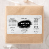 Étiquettes de produits de bouteilles de gouttelett (En situation)