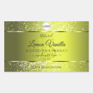 Étiquettes de produits de la Parties scintillant d