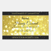 Étiquettes de produits de Parties scintillant Glam (Devant)