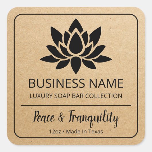 Étiquettes de produits Lotus Flower (Devant)