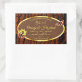 Étiquettes de produits naturels Brown de l'écorce  (Sac)