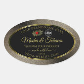 Étiquettes de produits noirs Anthracite Ladybug av (Devant)