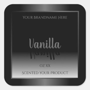 Étiquettes de produits Ombre noir et blanc très él