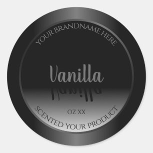 Étiquettes de produits Ombre noir et blanc très él