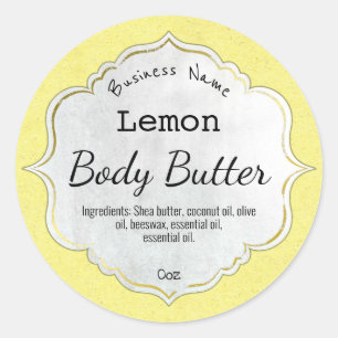 Étiquettes de produits parfumés au citron vintage