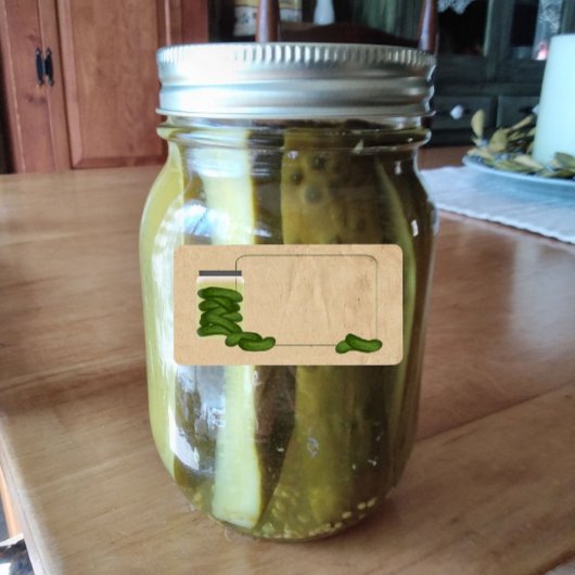 Étiquettes de produits Pickles