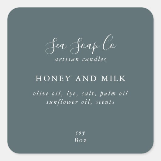 Étiquettes de produits professionnels (Devant)