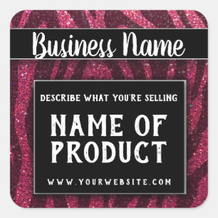 Étiquettes de produits professionnels artisanaux