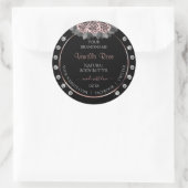 Étiquettes de produits  Rose Gold Frame (Sac)