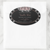 Étiquettes de produits Rose Gold Frame (Sac)