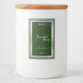 Étiquettes de produits très élégants, vert foncé e (Devant)