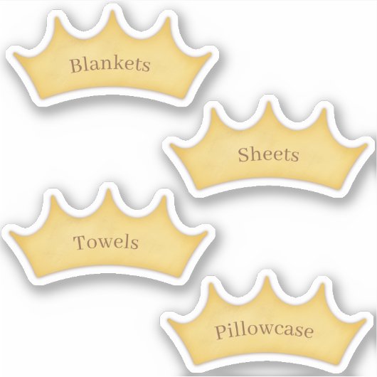 Étiquettes de rangement et de chambre Fairytale cu (Devant)